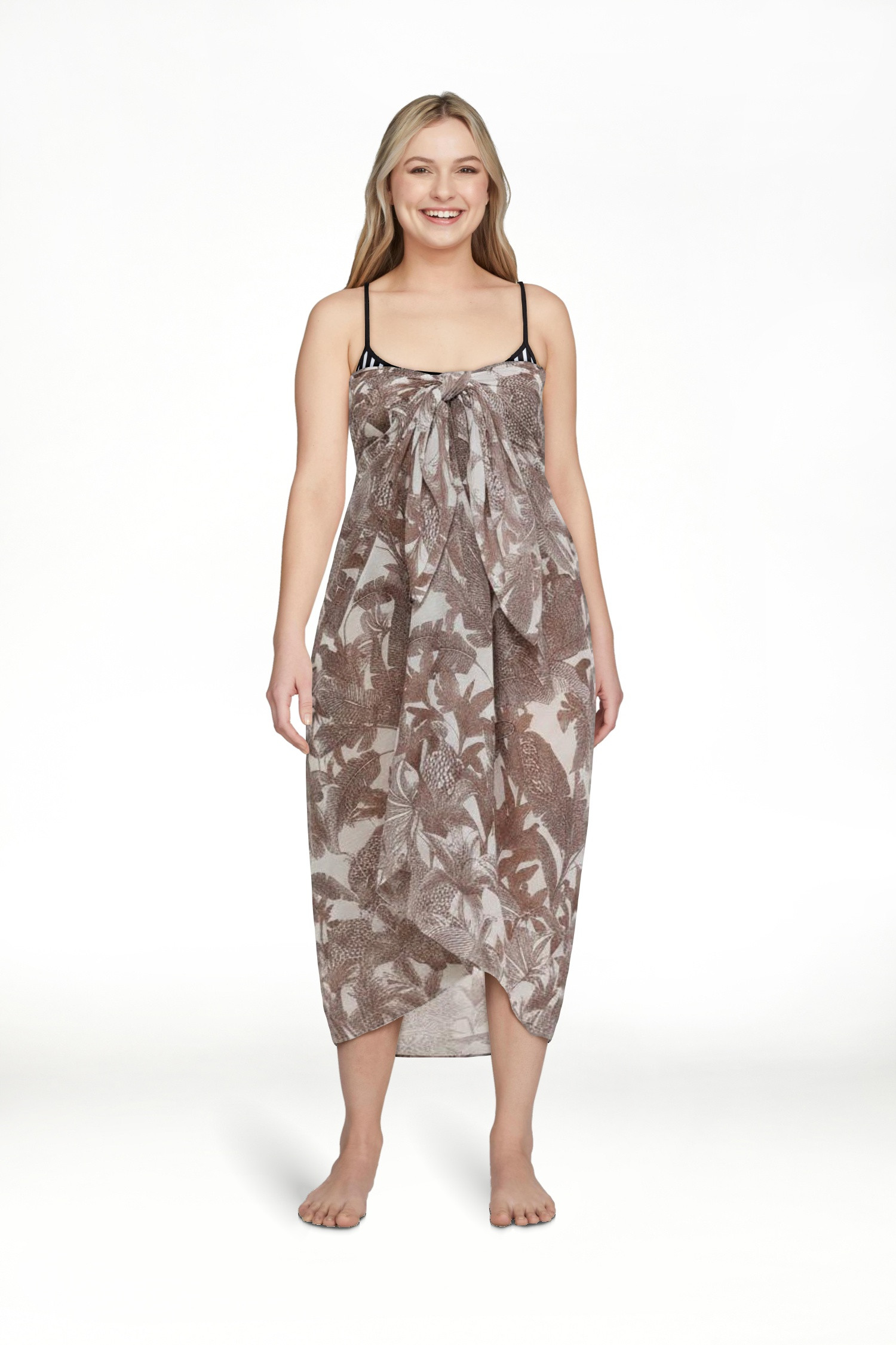 Sofia by Sofia Vergara Women's Cover Up Sarong, One Size | Walmart (US)