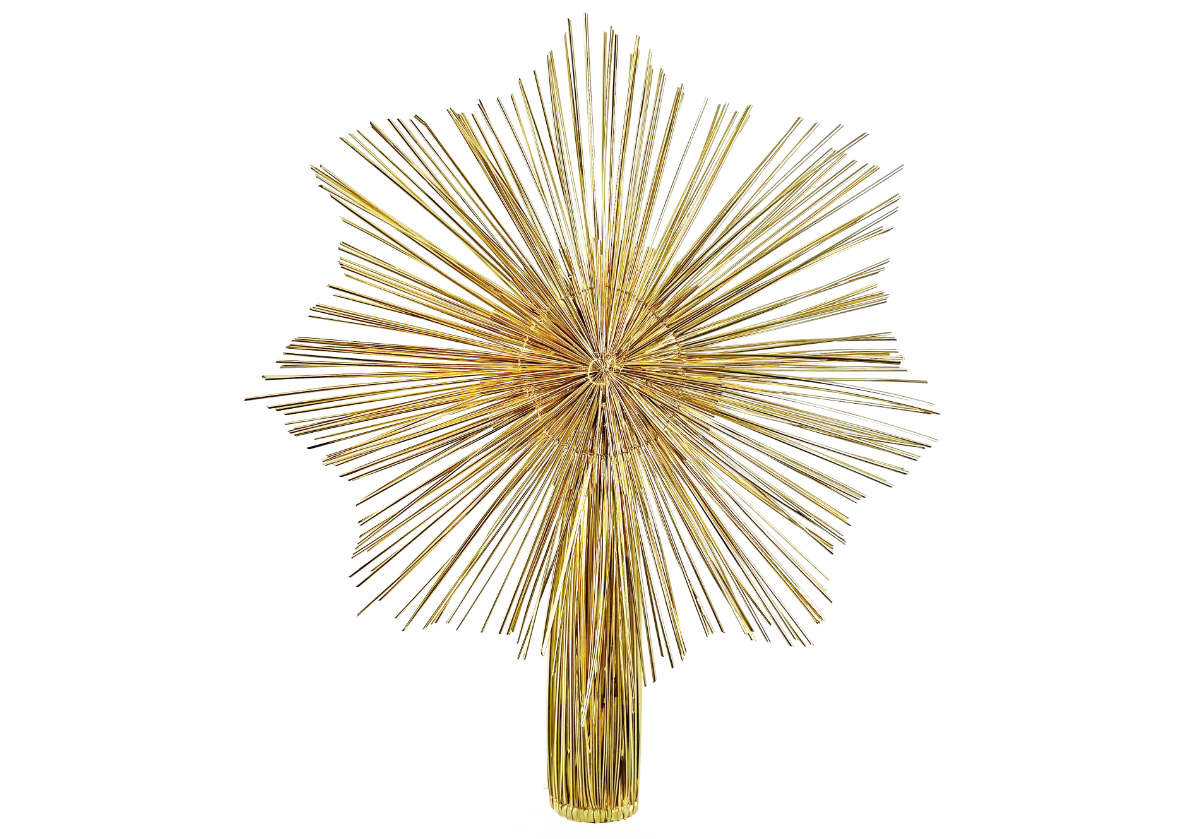 GOLD STRAW TREE TOPPER | 12" | Alice Lane Home Collection