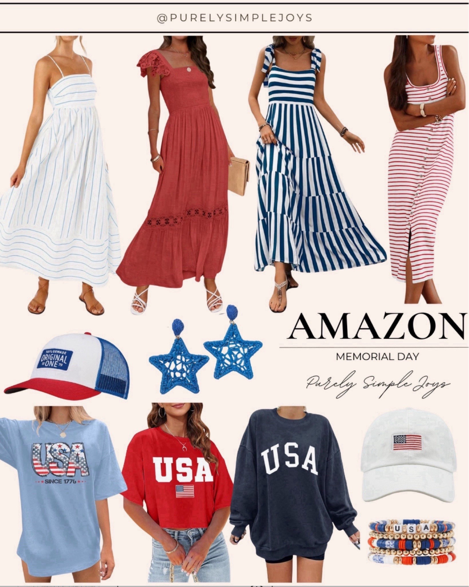 🇺🇸 Amazon red white and blue outfits /
Patriotic outfits /
Memorial Day outfits /
4th of July outfits /
Amazon Memorial Day  



#LTKTravel #LTKSeasonal #LTKFindsUnder50