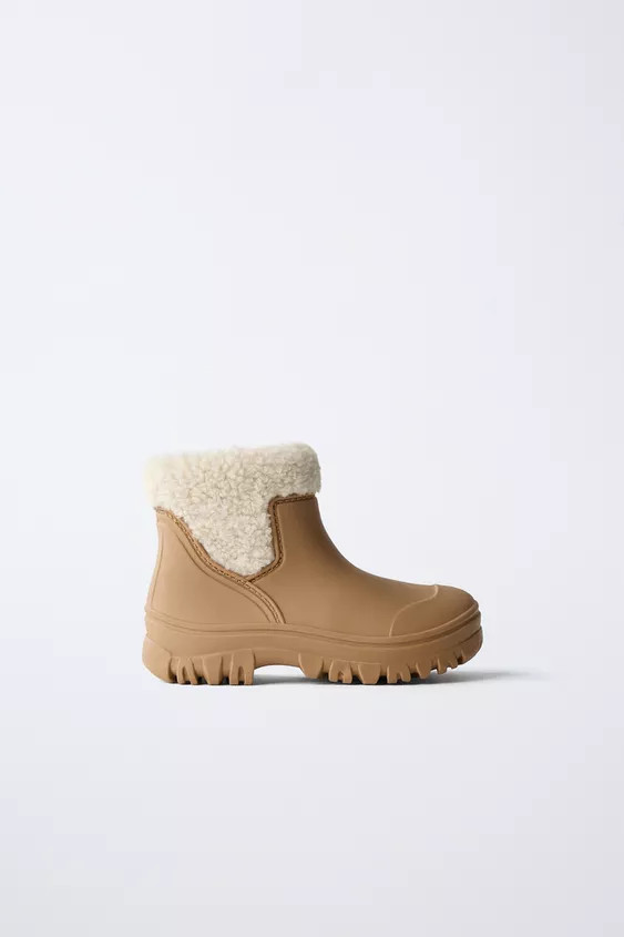 FLEECE RAIN BOOTS | Zara US