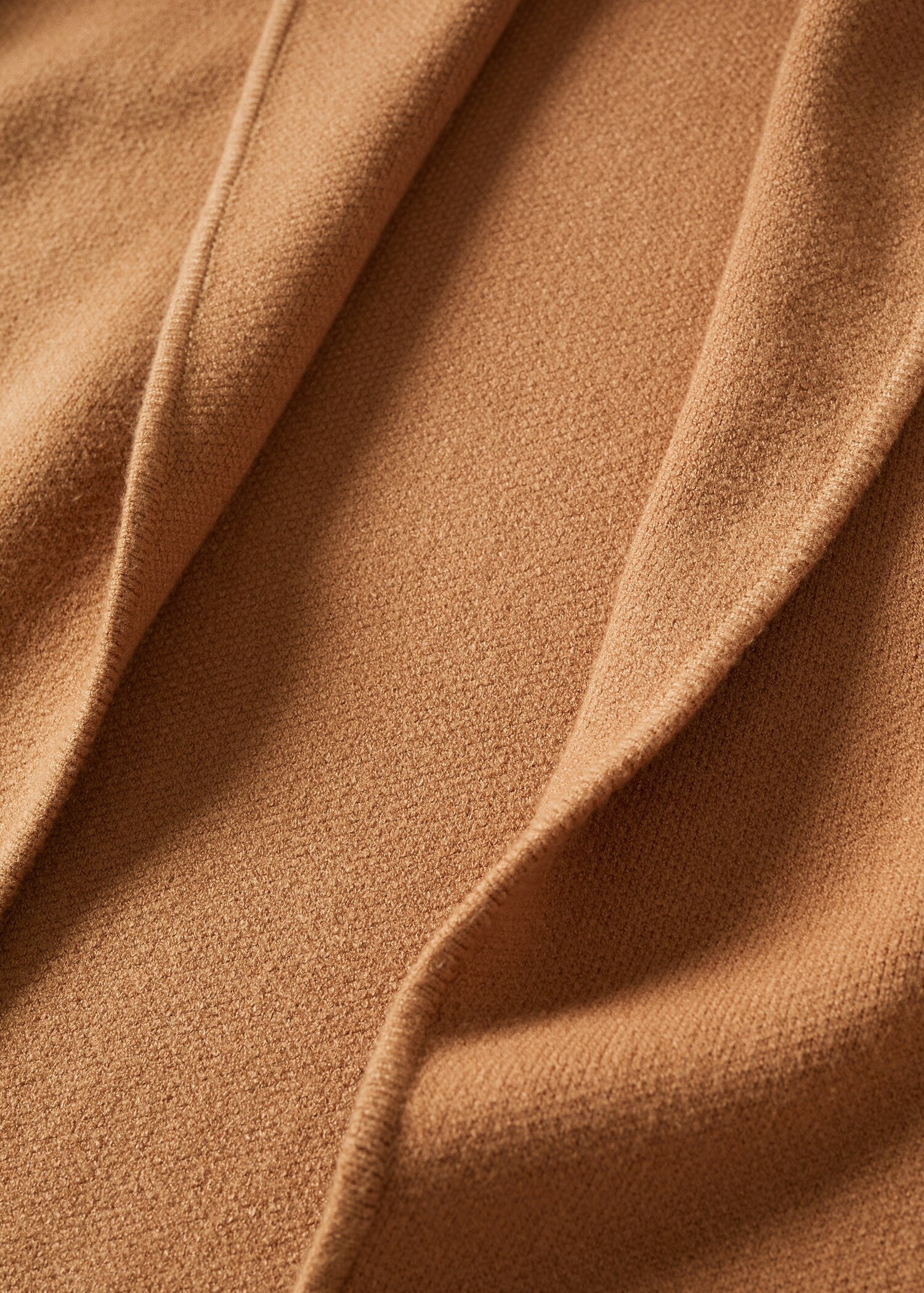 Oversized knitted coat with pockets | MANGO (US)