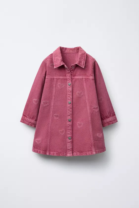 HEART TWILL DRESS | Zara US