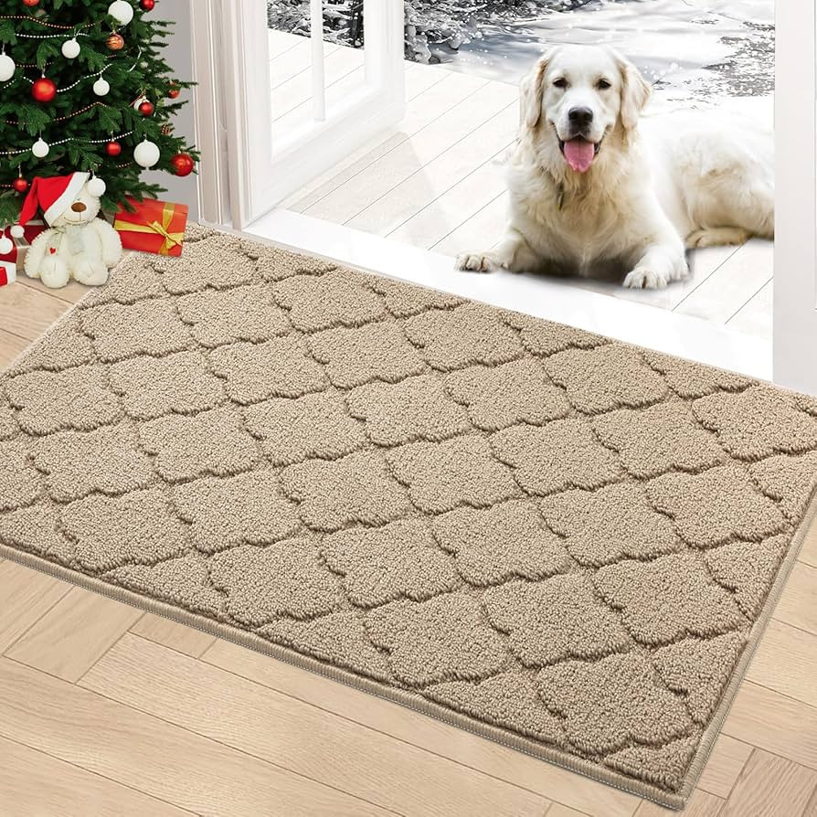 TIMO Indoor Doormat, Front Door Mat 20"x32" Absorbent Rubber Backing Non Slip Door Mats, Machine ... | Amazon (US)