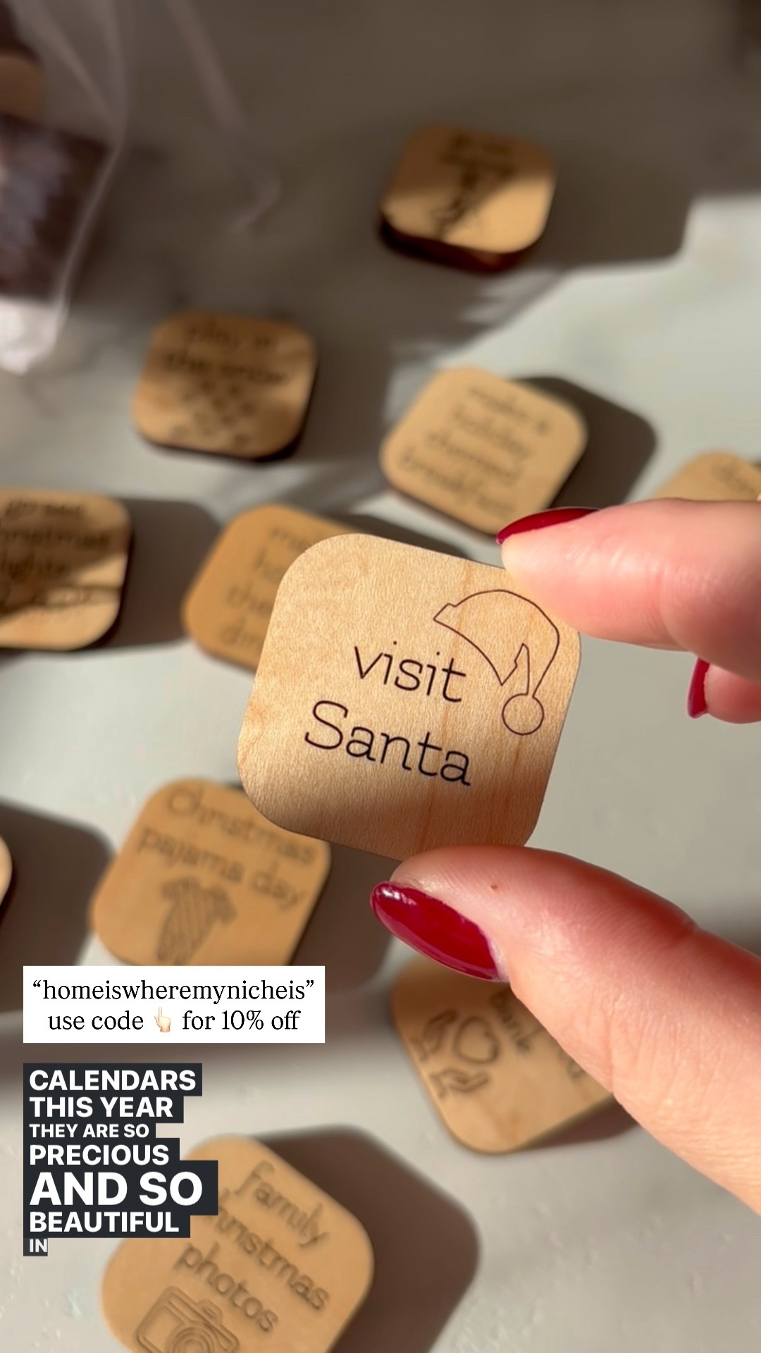 K I D S / “homeiswheremynicheis” for 10% off the cutest advent calendar activity tokens 

#LTKkids #LTKcanada #LTKholiday