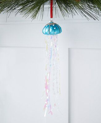 Holiday Lane At The Beach Glass Jellyfish Ornament, Created for Macy's & Reviews - Shop All Holid... | Macys (US)