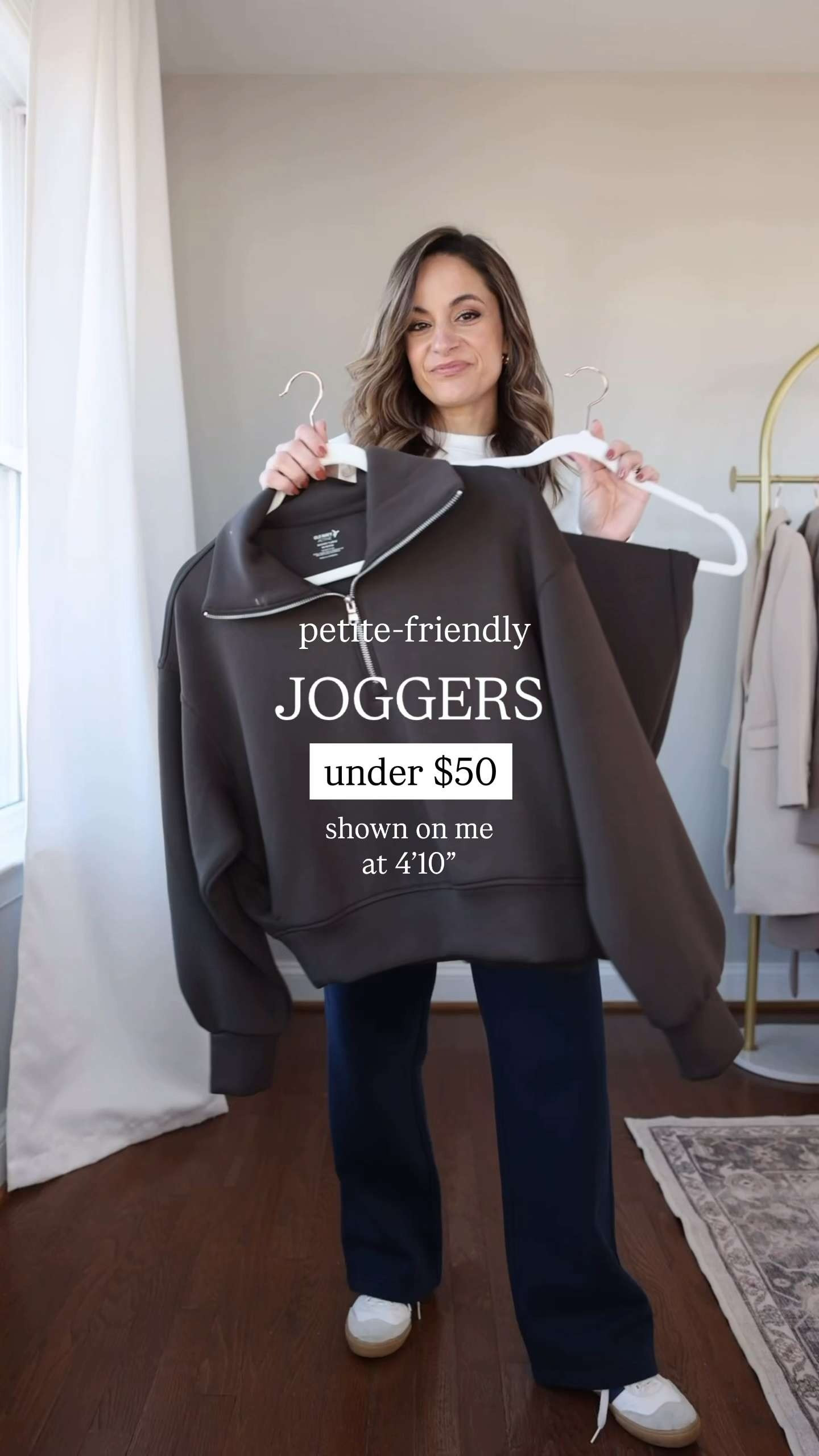 Petite-friendly joggers under $50! 

The viral bounce fleece from Old Navy is worth the hype. It's silky soft and petite-friendly. 

Pants: Petite XS - 26" inseam, relaxed fit
Sweatshirt: Petite XS - tts
Layering t-shirt: XS
Sneakers (Gola): TTS
Coat (BR Factory): Petite XXS
Bag (Quince)

Outfit worn at the beginning of the video
Sweatshirt (Athleta): Petite XS
Pants (Amazon): XS 28" inseam
Sneakers (Gola): tts

(activewear, loungewear, cozy outfits, winter outfits, petite fashion) 

 #LTKCyberWeek #LTKActive #LTKPetite