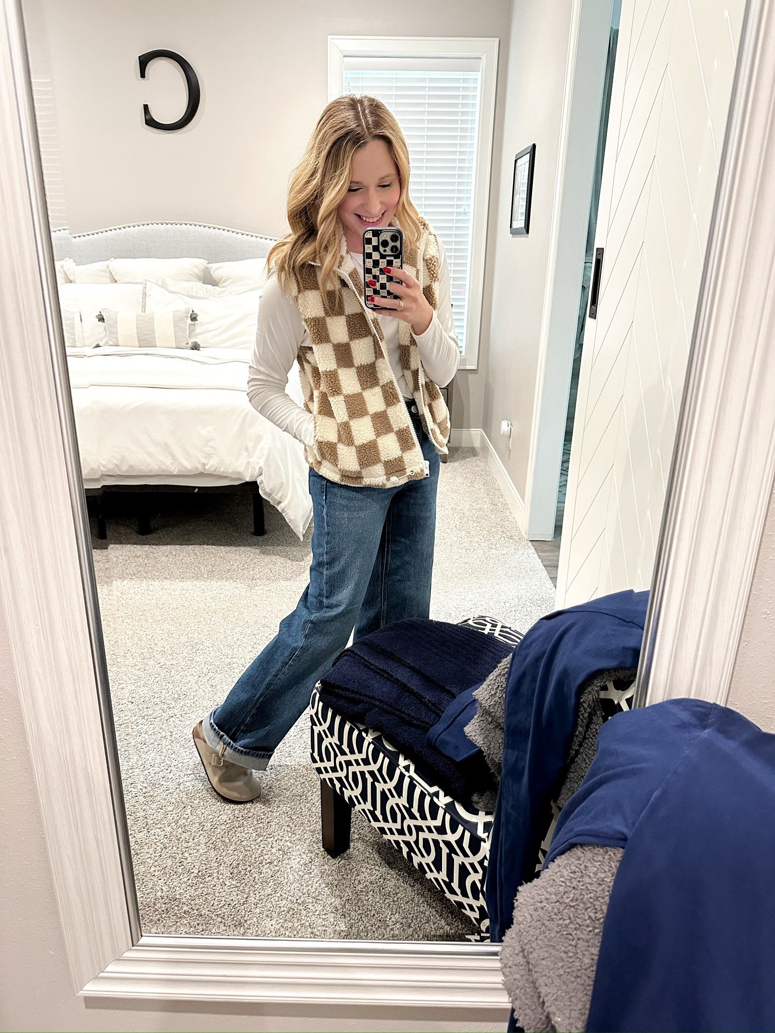 Loving this Amazon vest! So cute and comfy! 

#LTKSeasonal #LTKHoliday #LTKBeauty