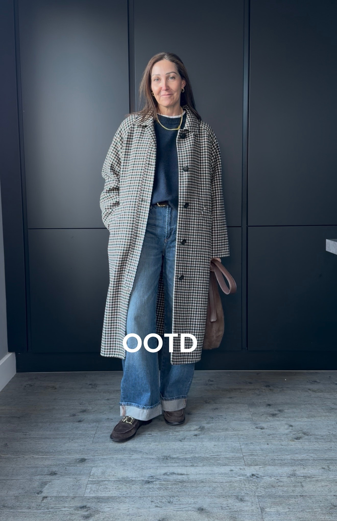 Today’s look. Great jeans from Zara, Navy jumper for a cosy feel, brown suede details and a beautiful Sézane coat x

#LTKstyletip #LTKuk #LTKwinter