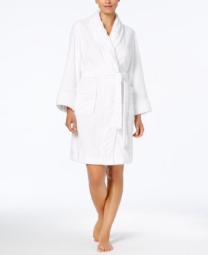 Charter Club Short Dimple Contrast Robe, Created for Macy's | Macys (US)