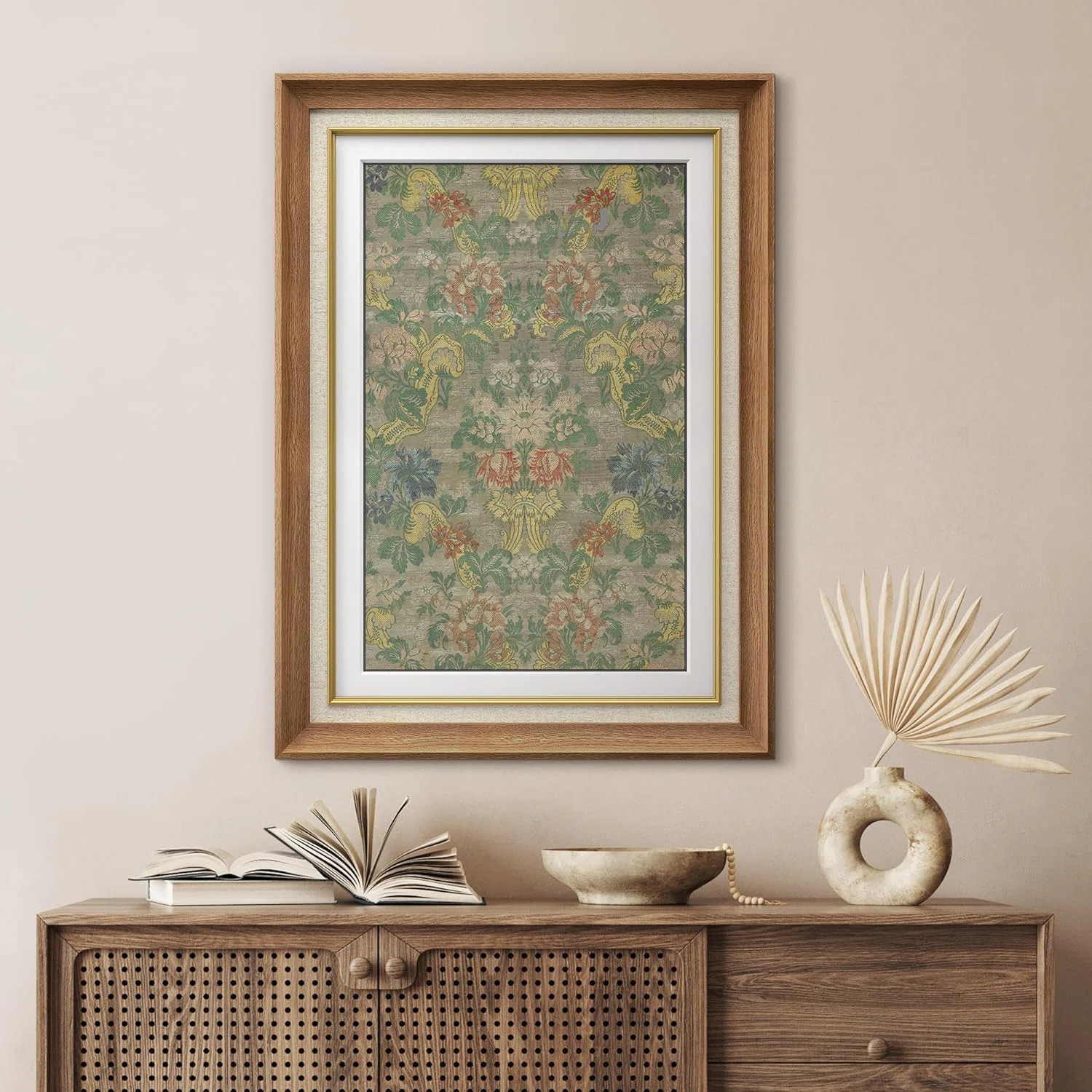 Abstract Botanical " Vibrant Floral Botanical Tapestry Nature Wilderness " | Wayfair North America