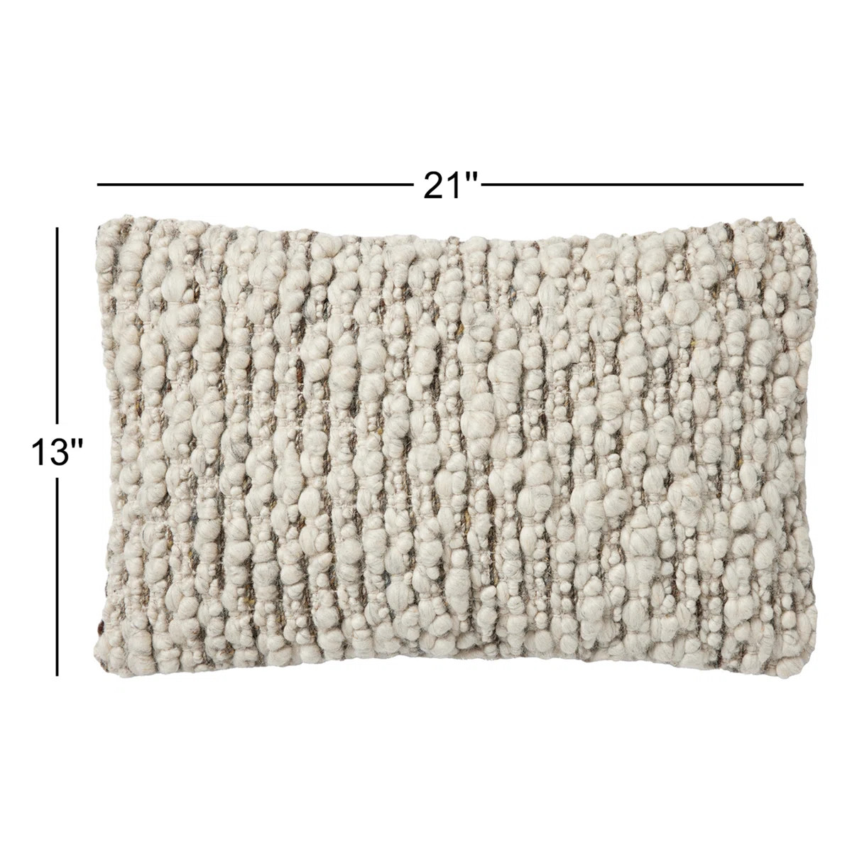 Amber Lewis x Loloi Vivienne Dove / Smoke Pillow | Wayfair North America