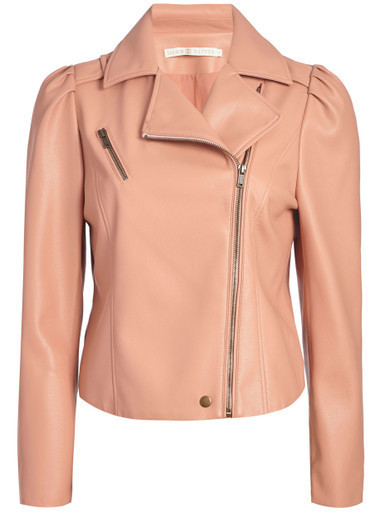 Marie Oliver Maeve Moto Jacket, Beige Blush | Monkee's of Mount Pleasant