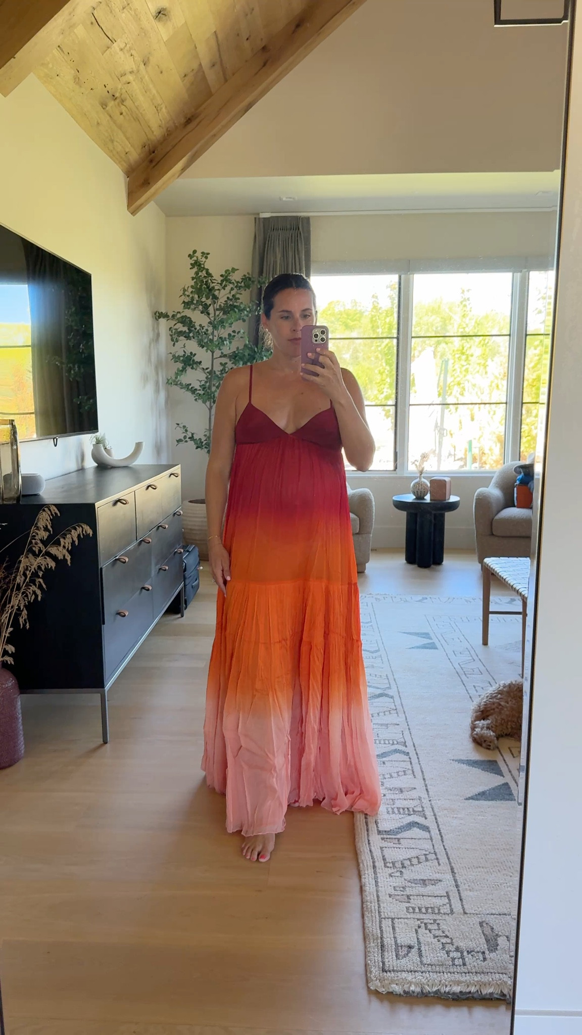Baby shower dress from Shopbop. Wearing a medium, fits tts. Elastic at the back and adjustable straps, zipper closure  

#LTKBump #LTKdayinmylife #LTKWedding