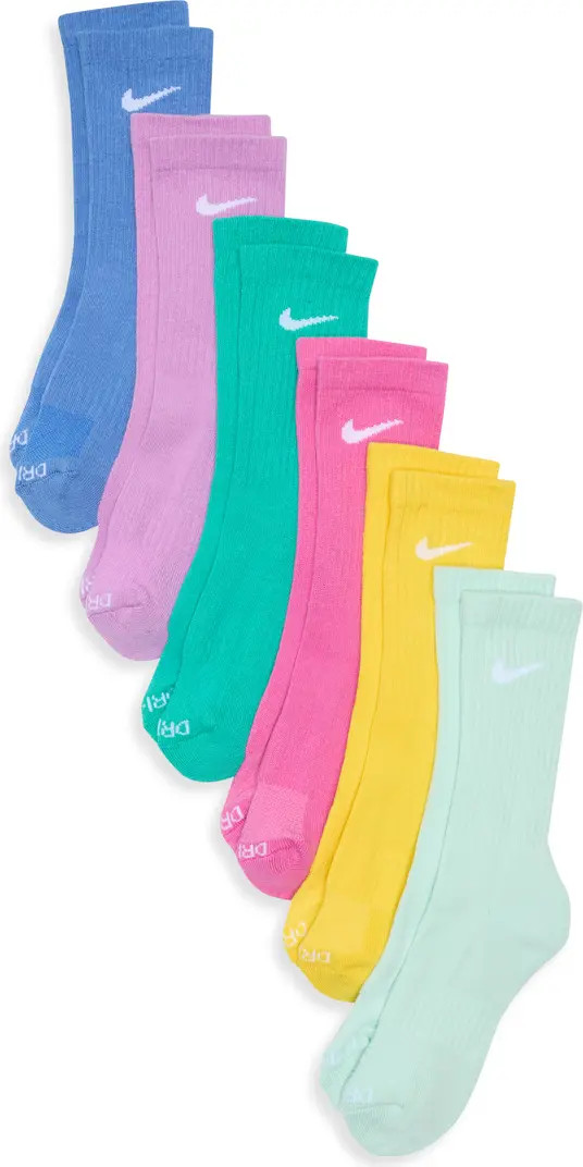 Kids' Dri-FIT 6-Pack Basic Crew Socks | Nordstrom Rack