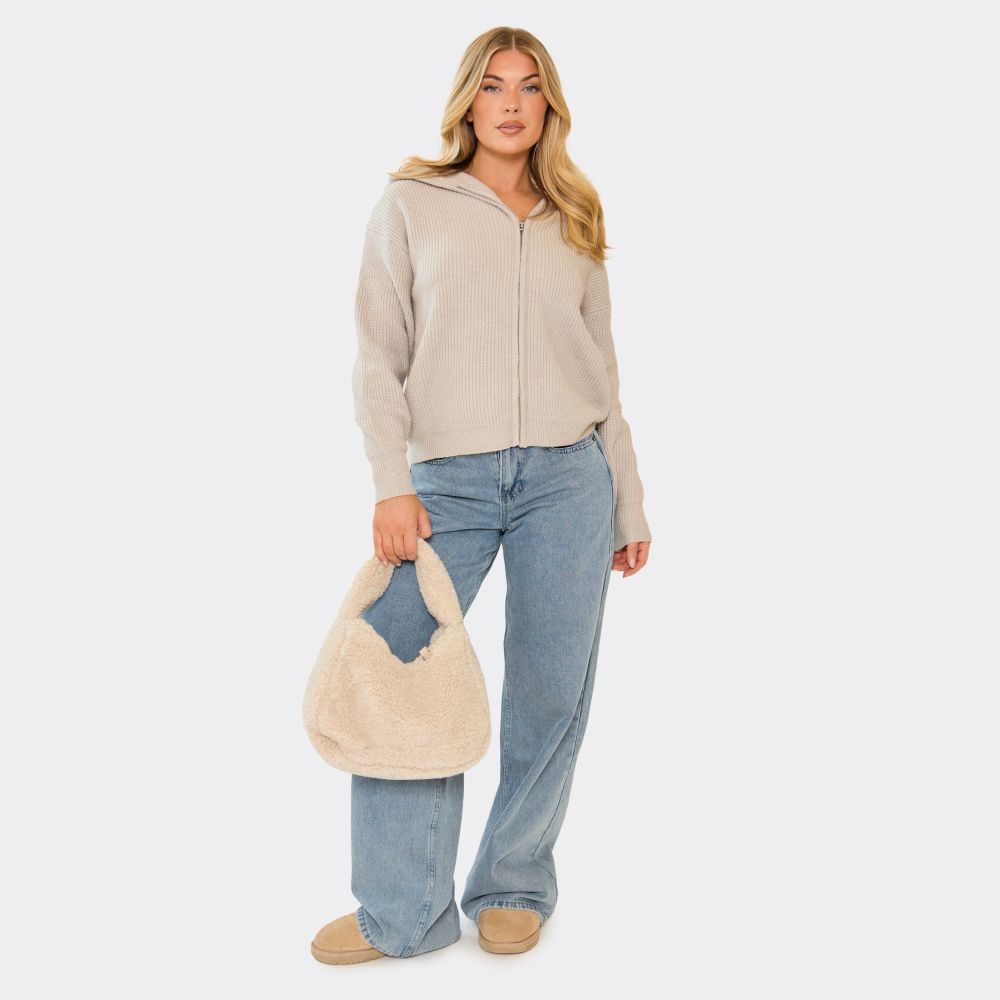Mid Rise Wide Leg Jeans In Blue Denim | EGO (UK)