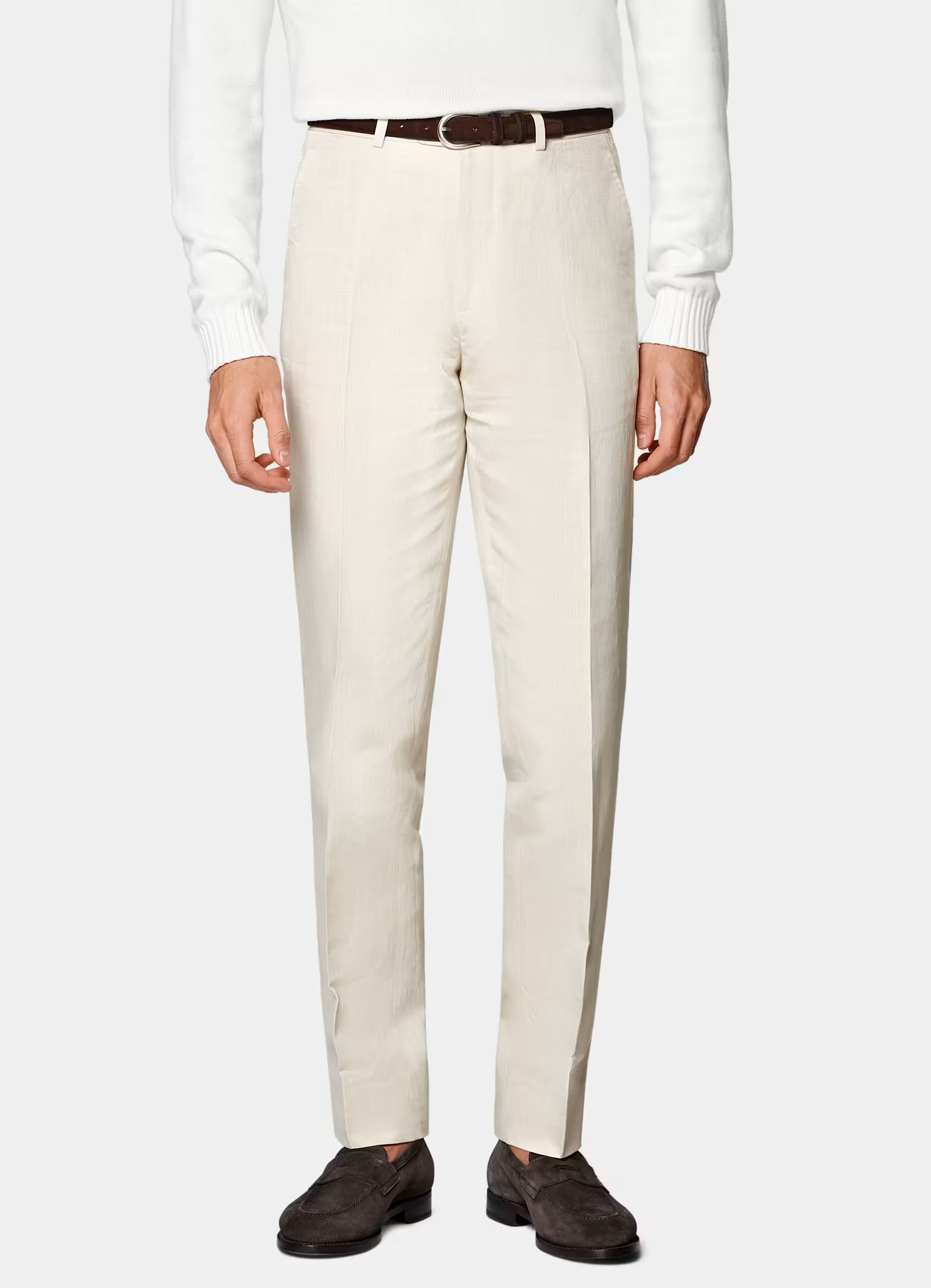 Sand Slim Leg Straight Pants | Suitsupply (US)