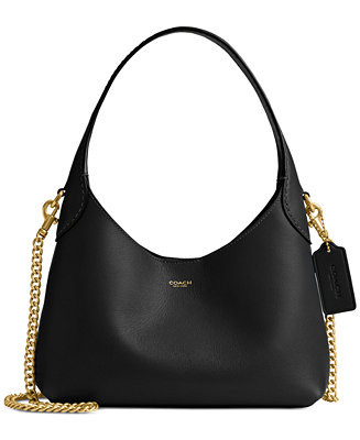 COACH Brooklyn Small Leather Shoulder Bag 23 - Macy's | Macy's