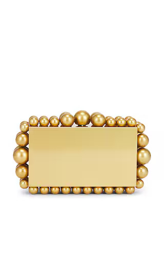 Eos Metal Clutch in Antique Brass | Revolve Clothing (Global)