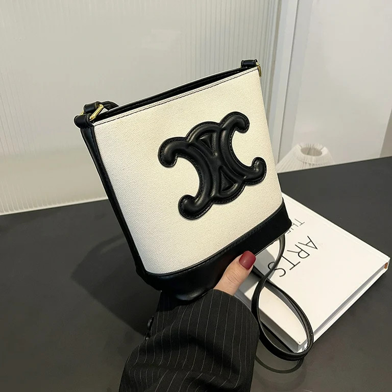 Arc de Triomphe small bucket bag high-end fashion shoulder crossbody Celine ladies handbags - Wal... | Walmart (US)