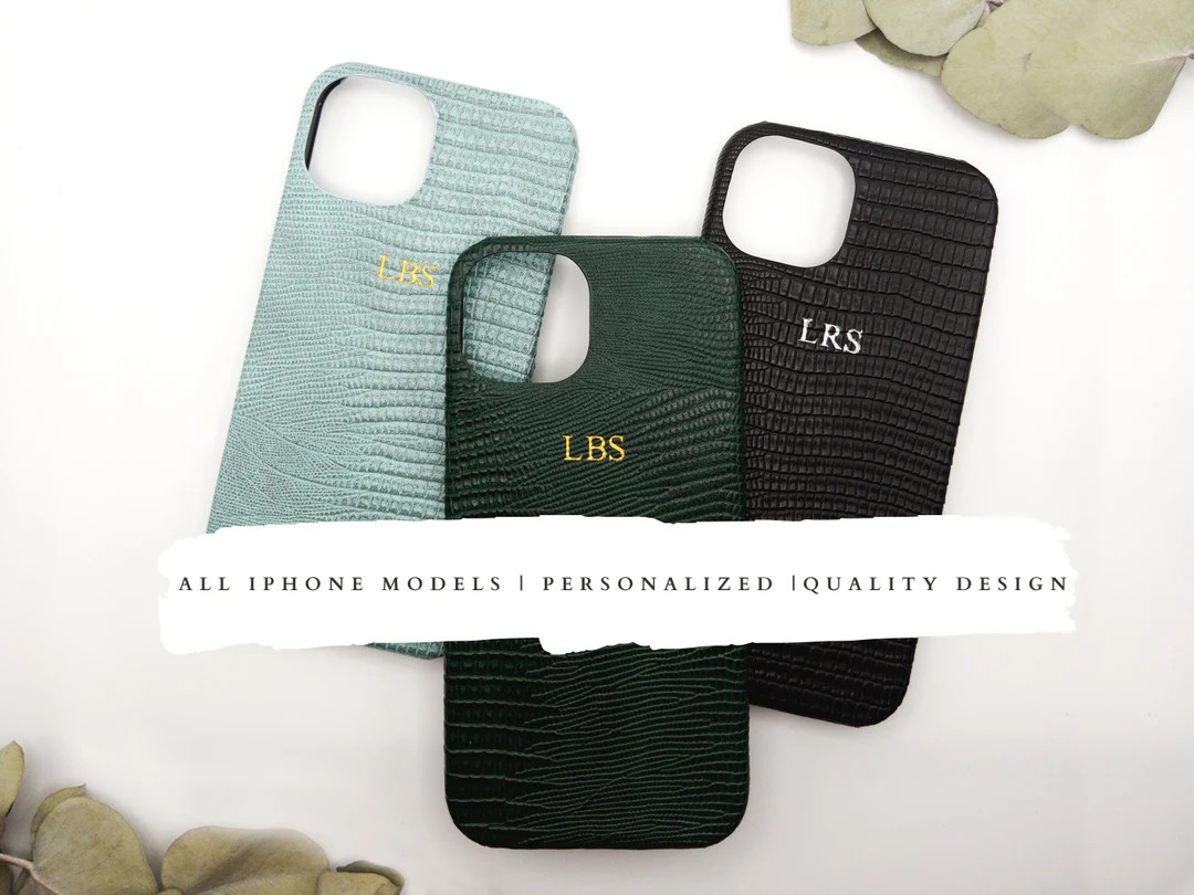 Custom Croc leather Monogram Case, iPhone 16, 15, 14, 13,12,11,Xr, X,8 Mini, Pro, Max - Valentine... | Etsy (US)