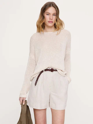 Coastal Cotton Boat-Neck Sweater | Banana Republic (US)