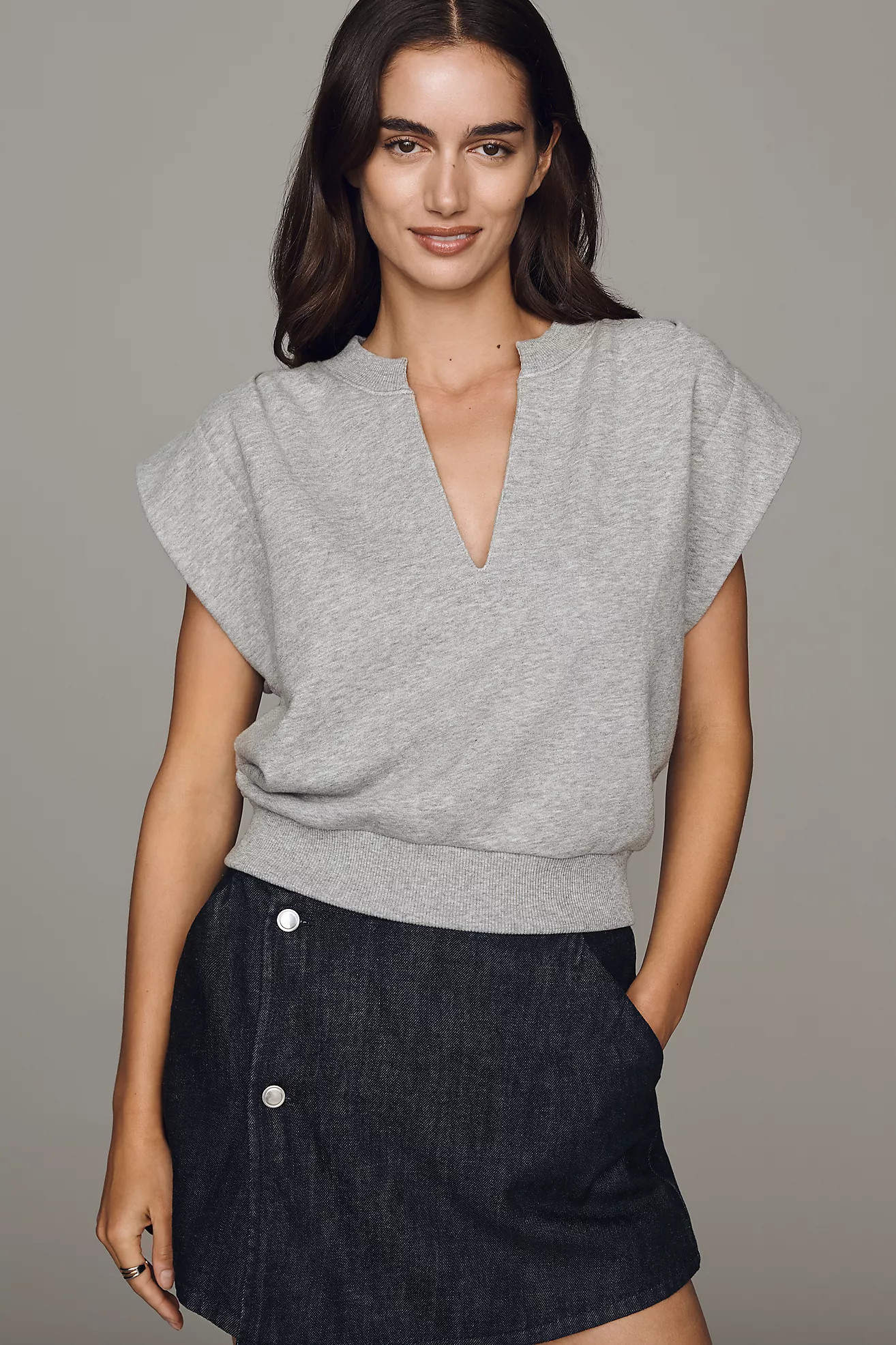 Nation Los Angeles Lenon Cotton Sweatshirt | Anthropologie (US)