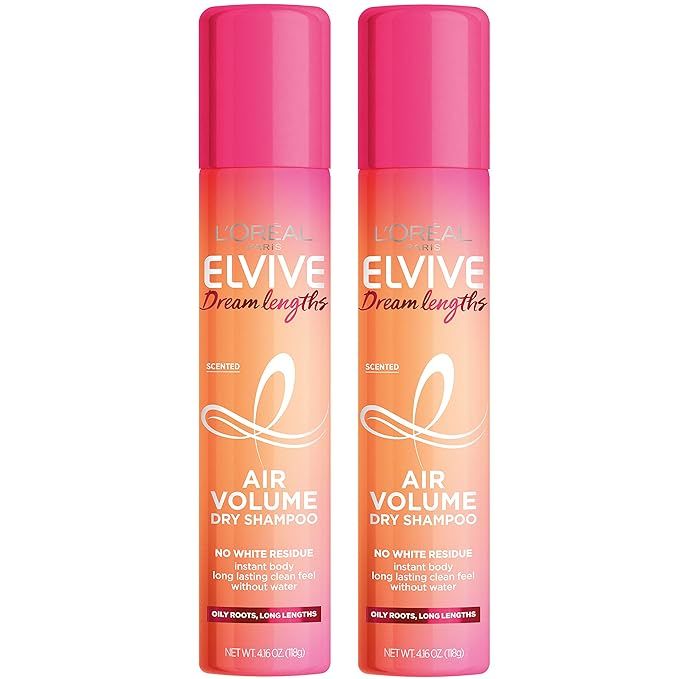 L'Oreal Paris Elvive Dream Lengths Air Volume Dry Shampoo Instantly Absorbs Oil, Long-Lasting Cle... | Amazon (US)