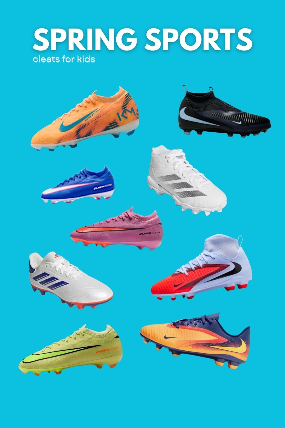 Spring sports are right around the corner and cleat sizes go FAST every year.
I rounded up my favorite kids’ cleats from Nike + Adidas—durable, fun colors, and kid-approved.
Don’t wait until the first practice scramble—grab them now! 👟⏰

#LTKSaleAlert #LTKKids #LTKActive