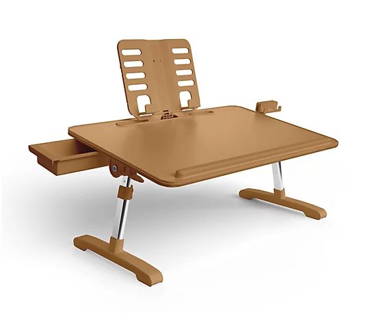 Total Desk Portable Organizing Desk with Adjustable Stand - QVC.com | QVC