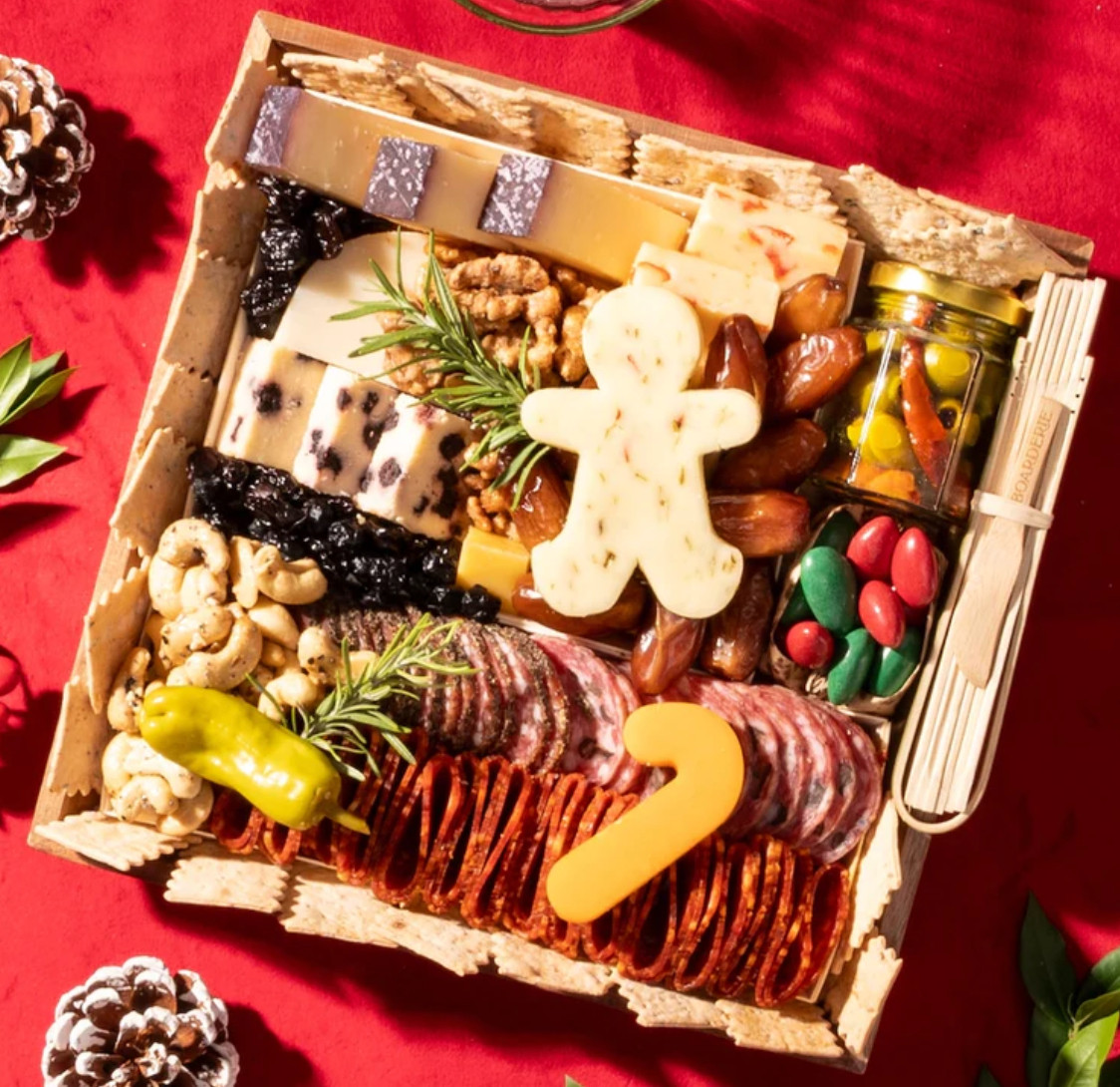Holiday Charcuterie Gift | Chef-made & delivered fully-arranged with 19+ artisan cheeses, meats & pairings on an acacia wood board. 

 #LTKHoliday #LTKSeasonal