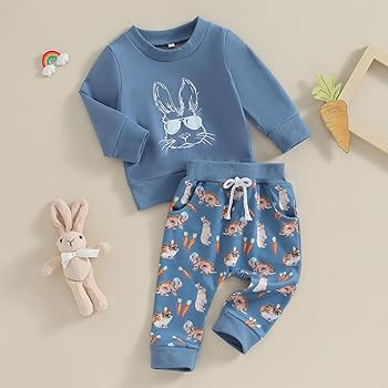 Toddler Baby Girl Boy St St Patricks Day Outfit Shamrock Long Sleeve Sweatshirt Top Charm Pants I... | Amazon (US)