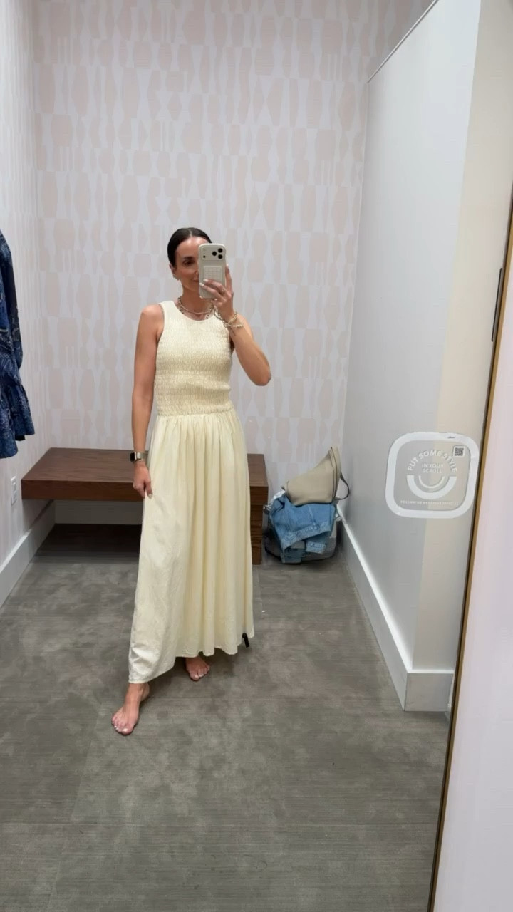 Such a beautiful butter yellow dress for spring and summer, the color is so soft and flattering and perfect for vacation or warm weather events. It’s lightweight, easy to wear, and one of those pieces that instantly feels elevated.

Dress – wearing XS, runs TTS

butter yellow dress, vacation dress, spring dress outfit, summer dress, resort wear, warm weather outfit, vacation style, feminine dress, lightweight dress, spring fashion finds, travel outfit, annabrstyle

#LTKPetite #LTKOver40 #LTKSeasonal