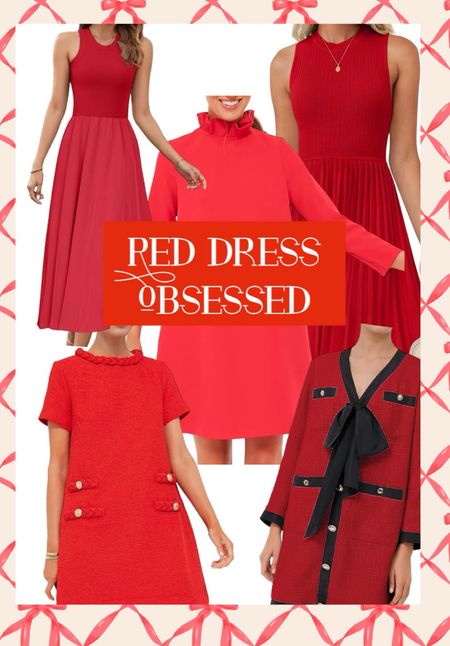 Red dresses 

#LTKFindsUnder100 #LTKFindsUnder50 #LTKOver40