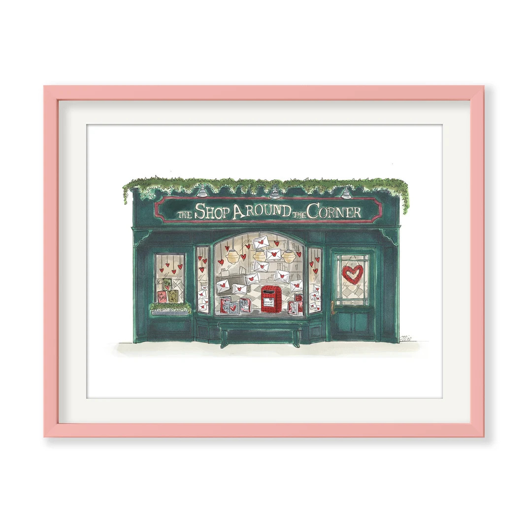 Shop Around the Corner Valentine's Edition Art Print You've Got Mail Valentine Art Print - Etsy | Etsy (US)
