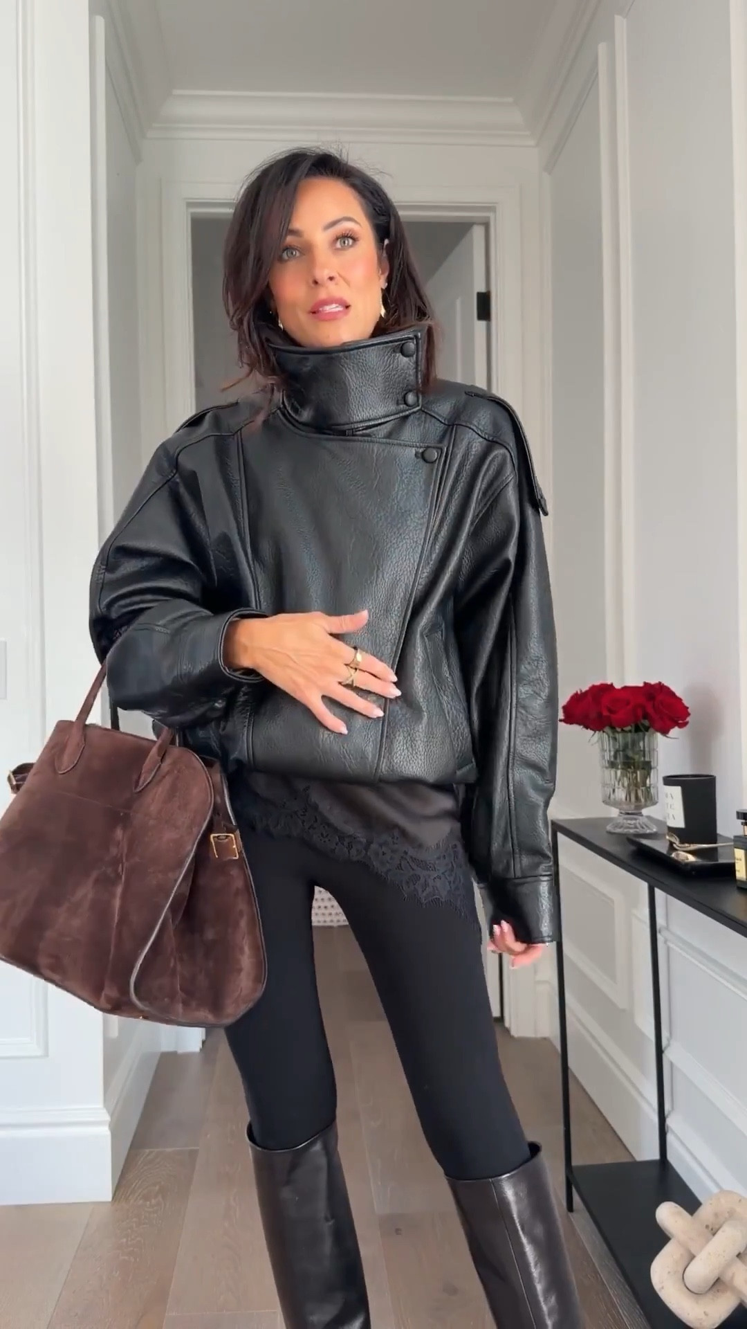 The viral Zara jacket is back! Wearing a size S, but could have done an XS! 🖤
Sweater size S, I sized up for fit! 




Zara, viral. Jacket 



#LTKSeasonal #LTKgrwm #LTKOver40