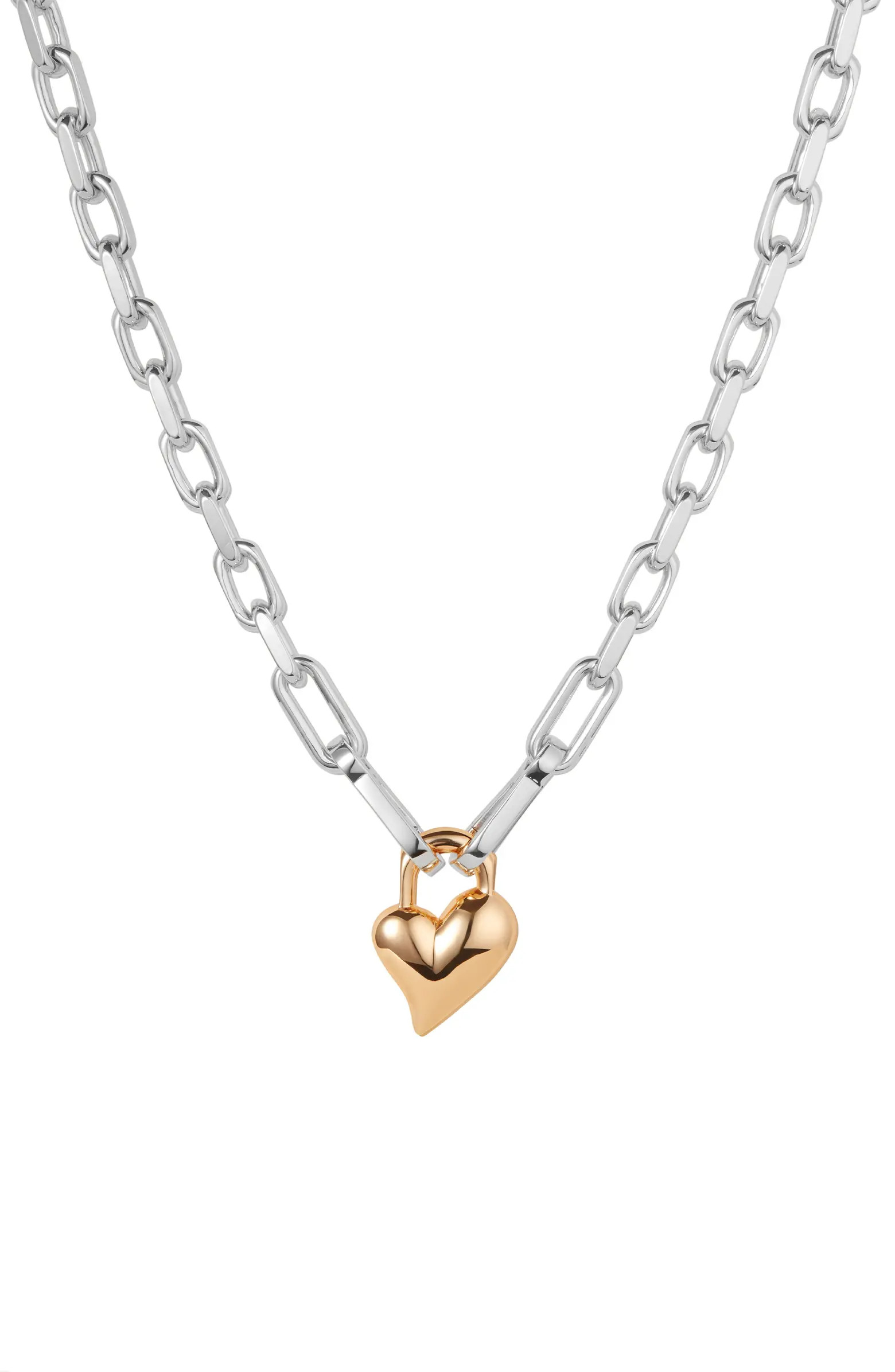 Padlock Heart Pendant Necklace | Nordstrom