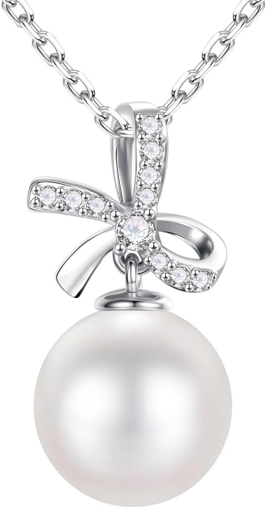 Iefil Gift for Women Tahitian Black Pearl Necklace, Natural Freshwater Cultured Pearl Necklaces f... | Amazon (US)