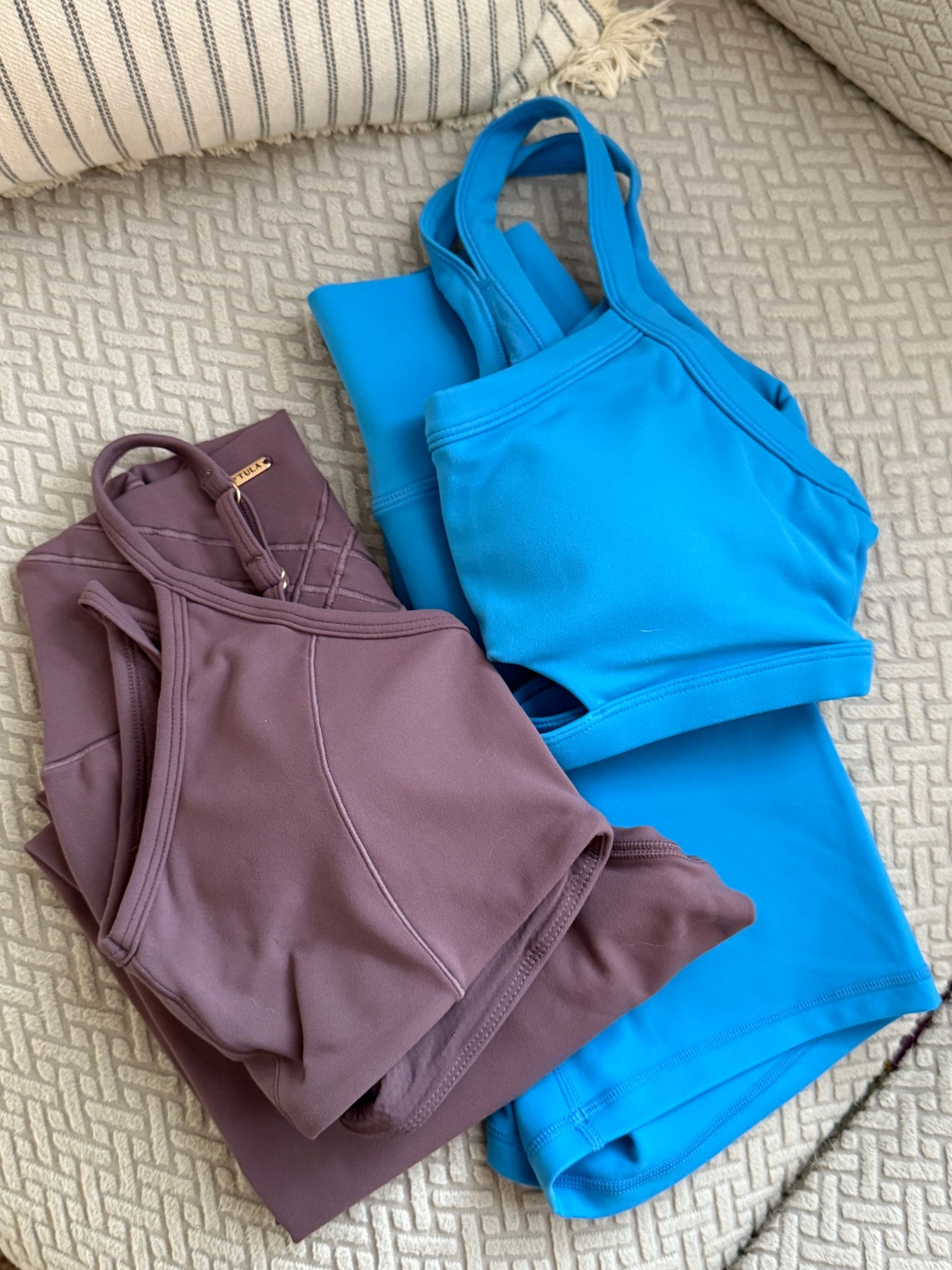 new workout sets from p’tula! use code helloemilyerin for $$ off at checkout. they are buttery soft and so comfortable! 

#LTKFindsUnder100 #LTKActive #LTKPetite