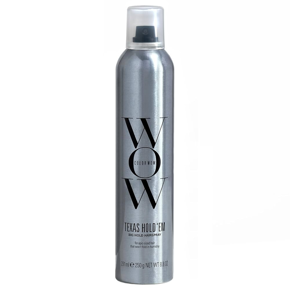 COLOR WOW Texas Hold 'Em Big Hold Hairspray- Hair Spray Extra Hold for all-day style |Heat protec... | Amazon (US)