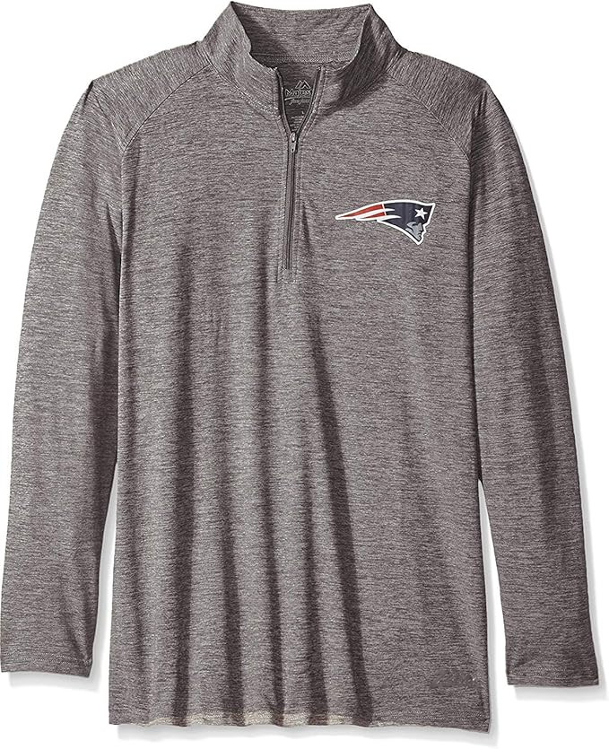 Zubaz NFL Women's Tonal Gray Space Dye 1/4 Zip Sweater | Amazon (US)