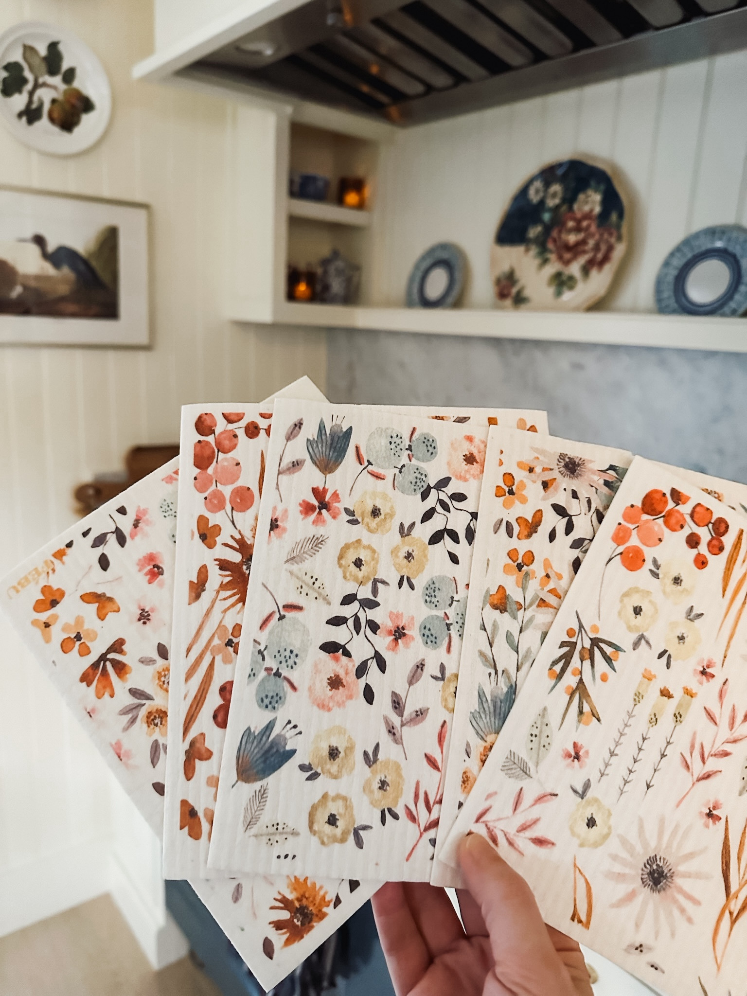 Swedish dish towels / reusable paper towels. Lots of pretty  pattern options! 

#LTKhome #LTKstyletip #LTKfindsunder50