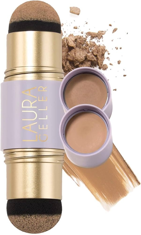 LAURA GELLER NEW YORK Root Touch-Up for Hair & Brows, Instant 100% Gray Root Coverage with Builda... | Amazon (US)