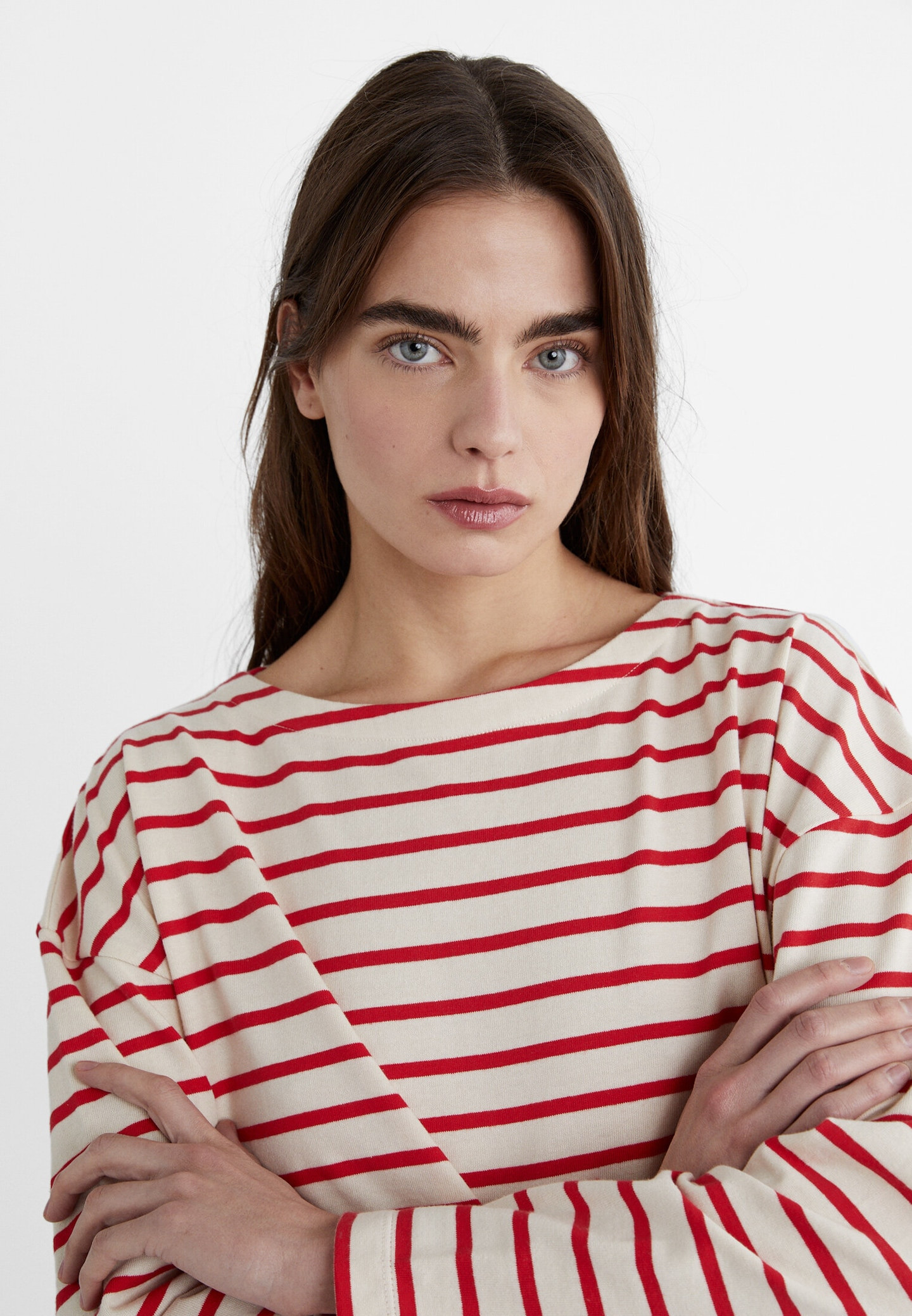 Striped T-shirt - Women's T-shirts | Stradivarius United Kingdom | Stradivarius (UK)