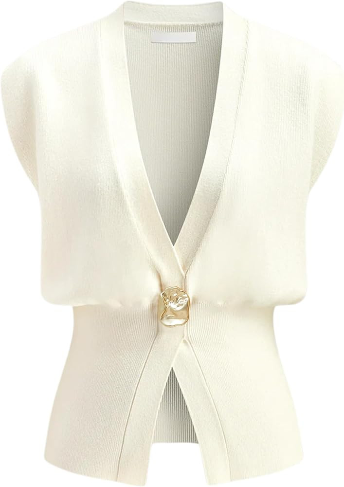 AMEBELLE Womens Vest Tops Pullover V Neck Sleeveless Knit Summer Top for Women | Amazon (US)