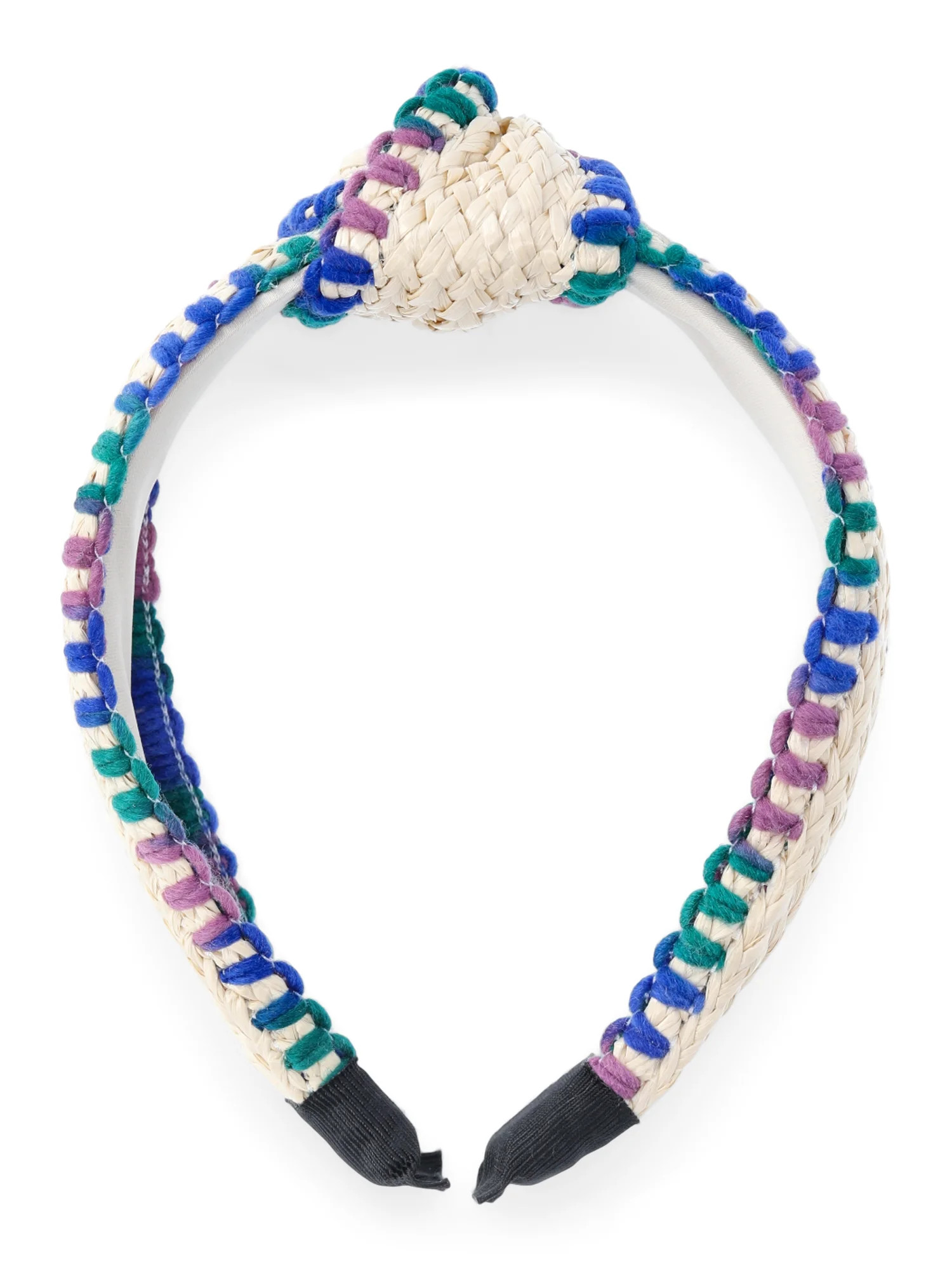 Time and Tru Women's Whipstitch Headband, Blue | Walmart (US)