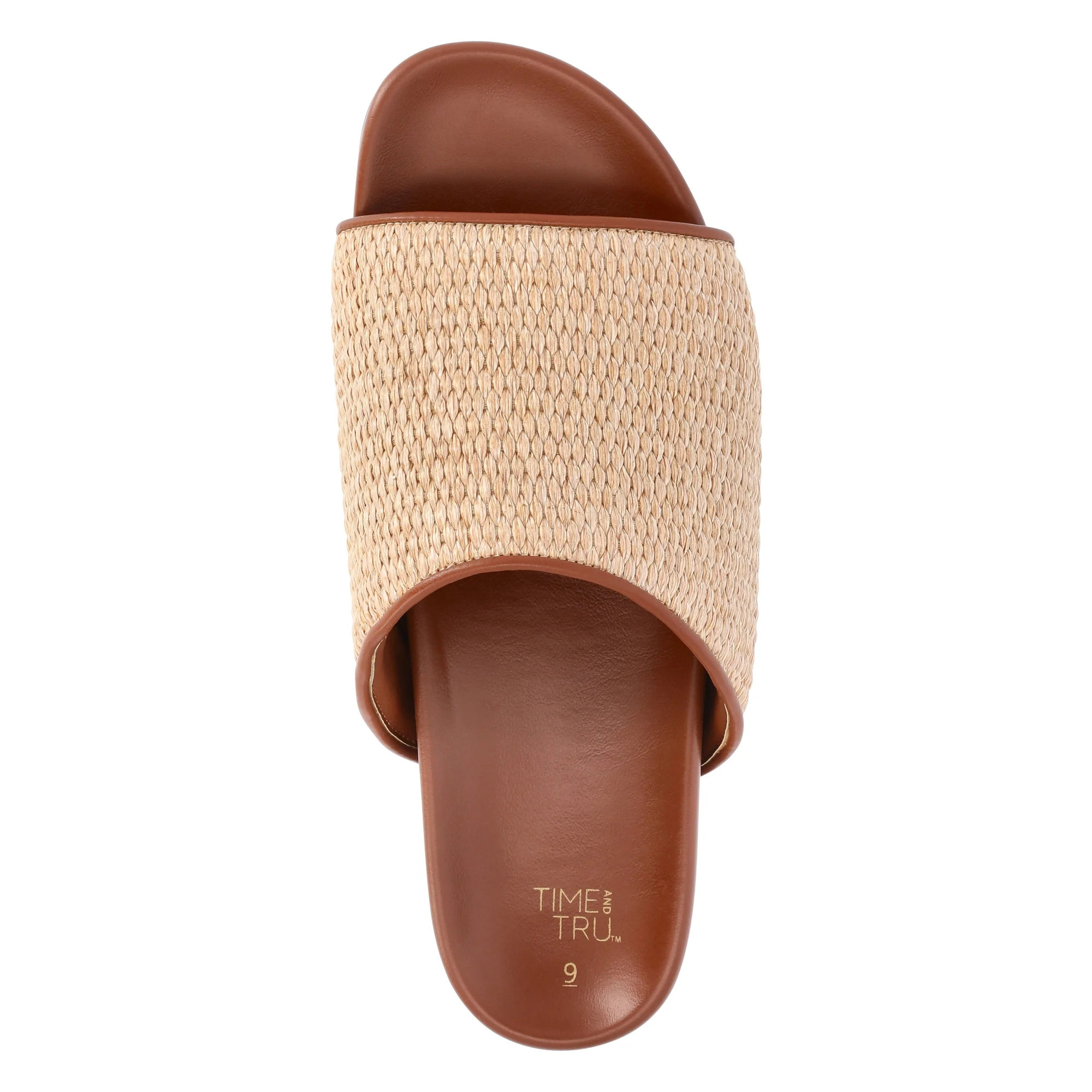 Time and Tru Women's Puff Footbed Sandals | Walmart (US)