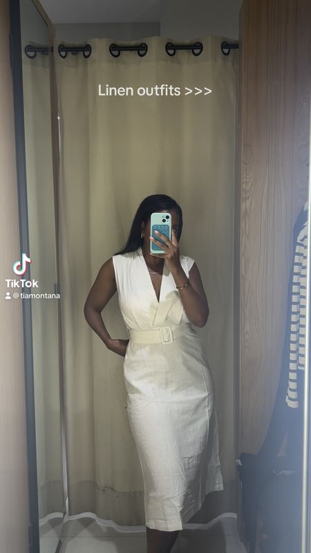 Linen outfits>>> 
wearing a size M in this dress and a size M in the mint set

#linen #resortwear #vacationoutfits #classic #tiamontana #sunkissedcomplexion 

#LTKtravel #LTKfindsunder100 #LTKstyletip
