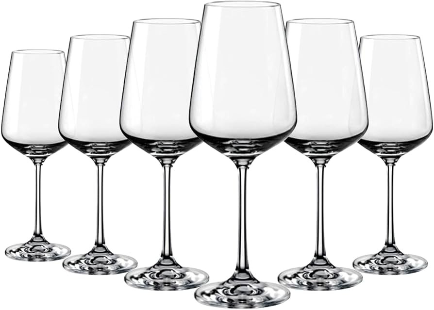 KOXIN-KARLU Unbreakable Classic 18 ounce All-Purpose Plastic Stem Wine Glasses Acrylic Glasses, S... | Amazon (US)