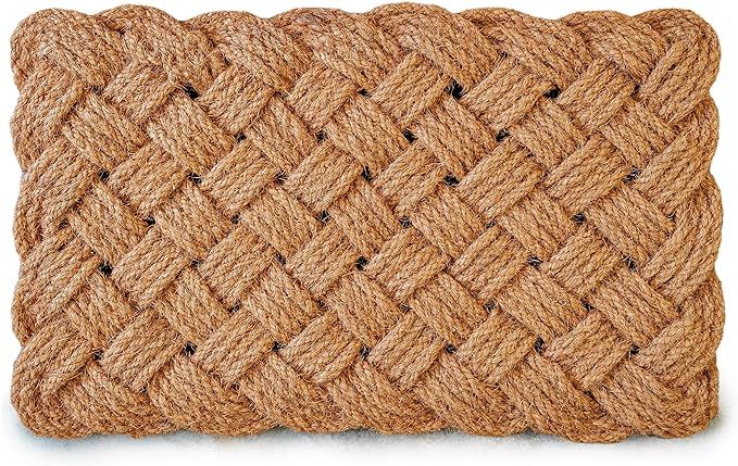 Rope Doormat 30x17 Inch, Rope Door Mat Woven Doormat, Braided Door Mat, Braided Doormat, Nautical... | Amazon (US)