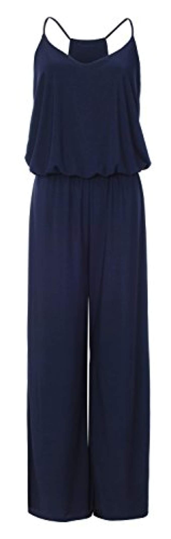 URBAN K Women's Plus and Regular Size Racer Back Jumpsuit | Amazon (US)